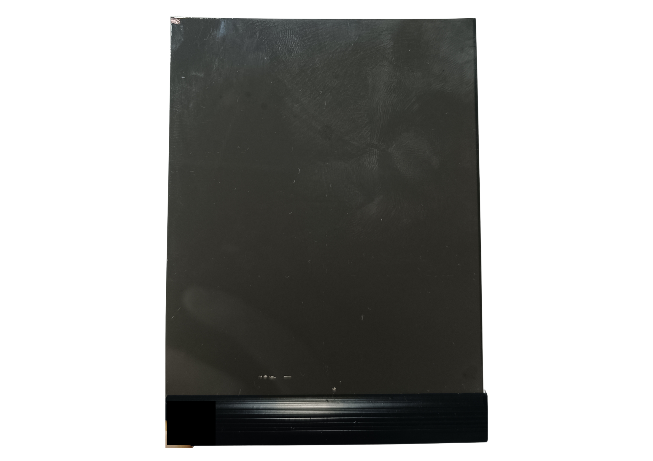 Dark Grey Smart Film Sample - Transparent State